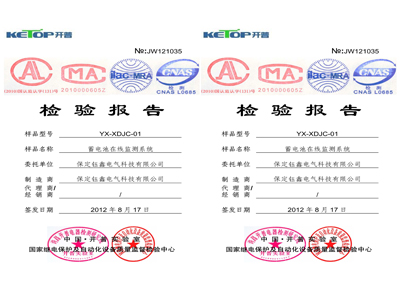 開普實(shí)驗(yàn)室檢驗(yàn)報(bào)告